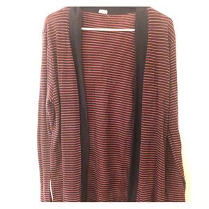 J Crew navy and red stripped sweater
